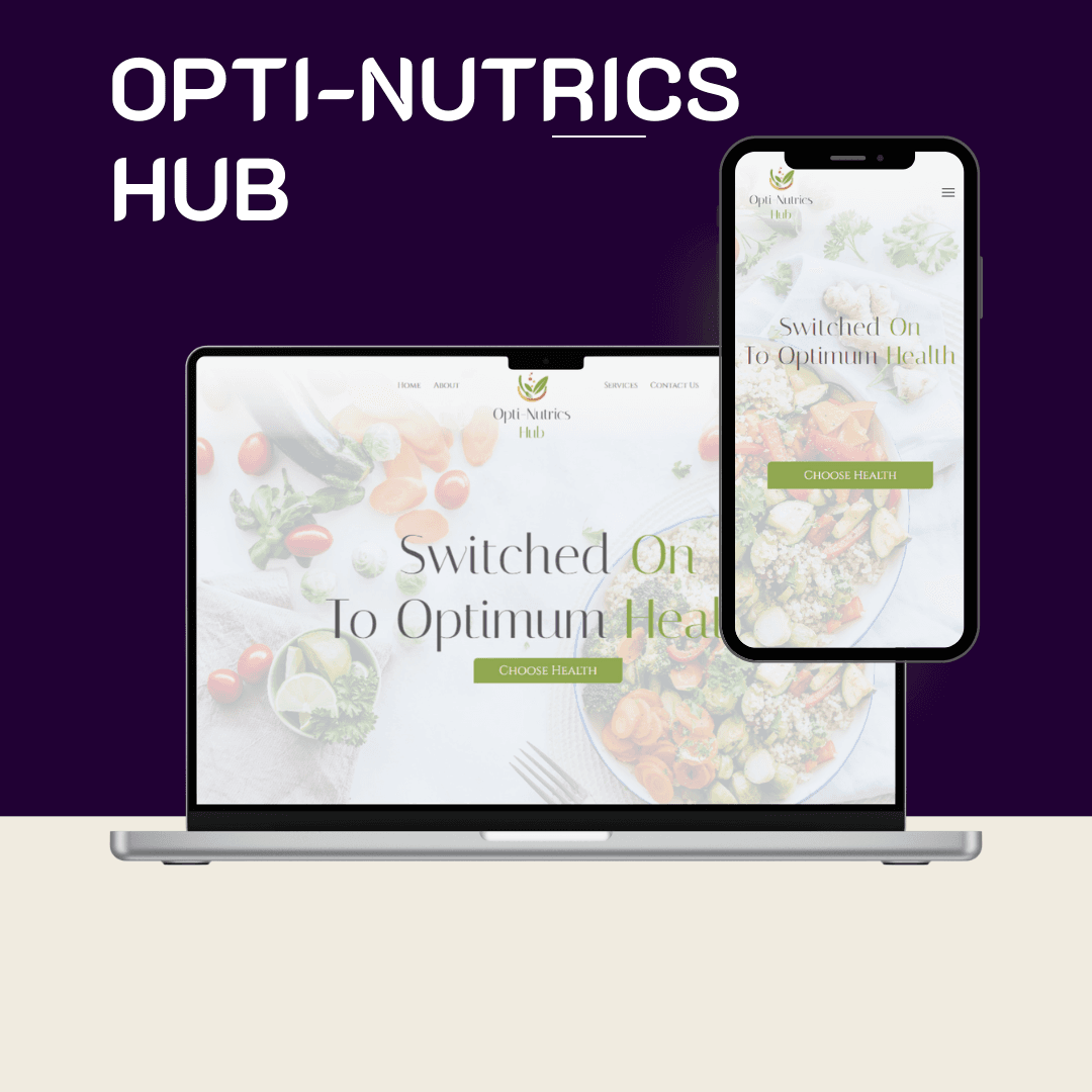 website landing page